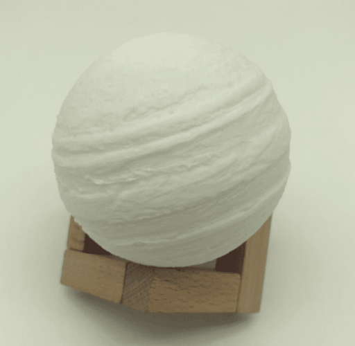Double color touch 3D printing earth Jupiter lamp