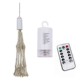 Indoor Light String Outdoor Waterproof Christmas Decoration Light (Option: White-9style)
